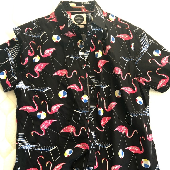 Other - Denim & Flower Button Down